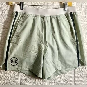 Under Armour Light Green Athletic Shorts